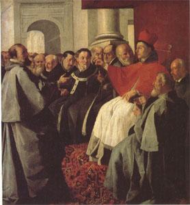 ZURBARAN  Francisco de St Bonaventure at the Council of Lyons (mk05) oil painting picture